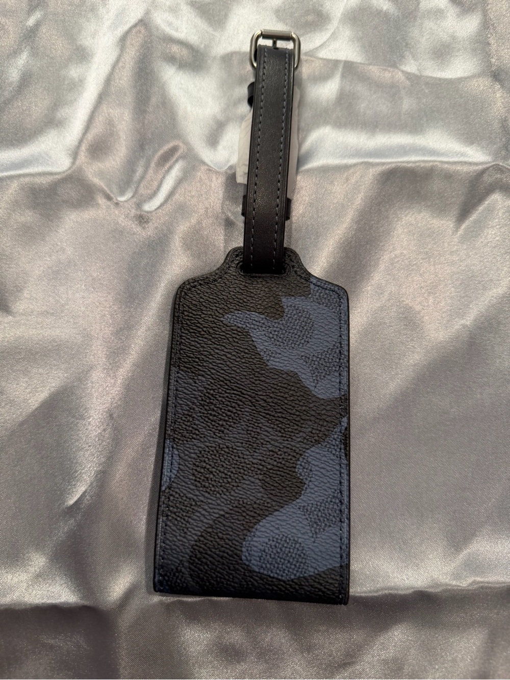 Coach Luggage Tag in Signature Camo Print - Blue Multi NWT - Picture 2 of 4